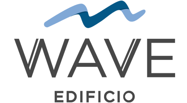 wave logo negro